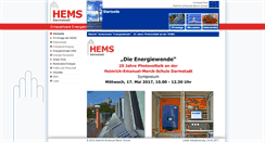 Desktop Screenshot of hems-renewables.de